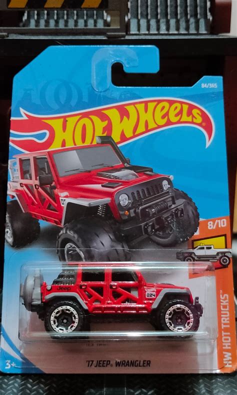 Hot Wheels 17 Jeep Wrangler Hot Trucks Hobbies And Toys Toys And Games