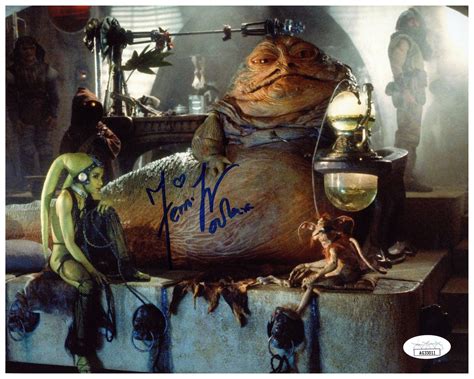 Femi Taylor Signed 8x10 Photo Star Wars Oola Return Of The Jedi Autogr Zobie Productions