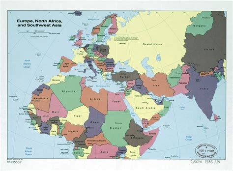 Map Of Europe And Africa With Countries Map Of World