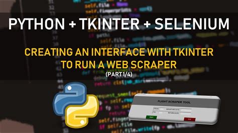 Tkinter Tutorial Pt1 Creating Interface For A Webscraper Bot Youtube