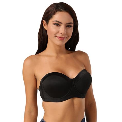 Women Womens Push Up Strapless Thick Padded Convertible Multiway Bra Underwire Supportive Bra