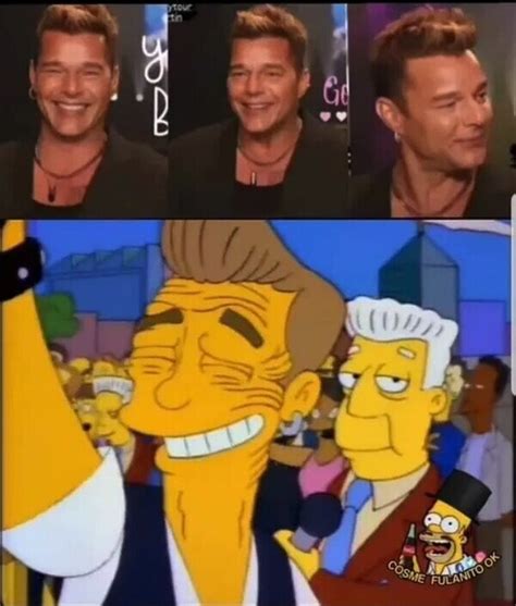 Meme De Los Simpsons Y Ricky Martin Meme Subido Por Giancoronado