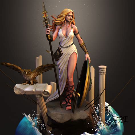 Athena Goddess Of War Carl Pullman