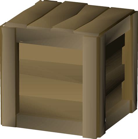 Wooden crate - OSRS Wiki
