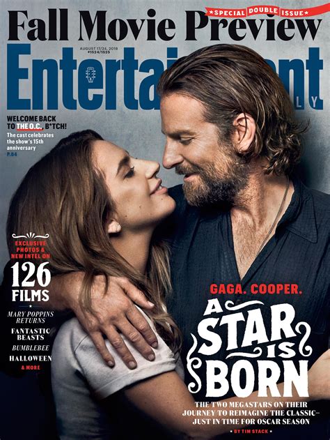 Lady Gaga And Bradley Cooper Cover Entertainment Weekly Share A Star Is Born Stills That