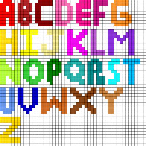 View How To Make Letters With Perler Beads Pictures Bead Pattern Free