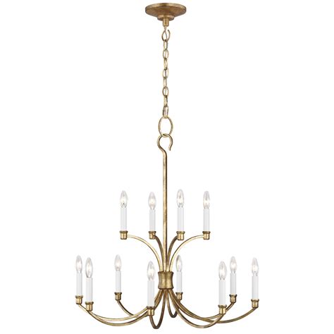 Westerly 12 - Light Chandelier Antique Gild | Small chandelier, Chandelier, Chandelier lighting