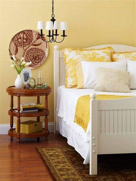 Unique Yellow Wall Bedroom Ideas For Small Space Home Design Ideas