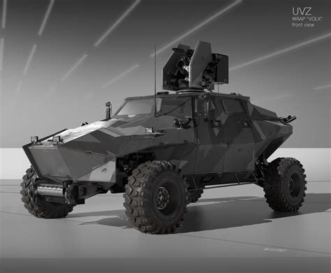 Futuristic Cars Armored Truck Military Vehicles
