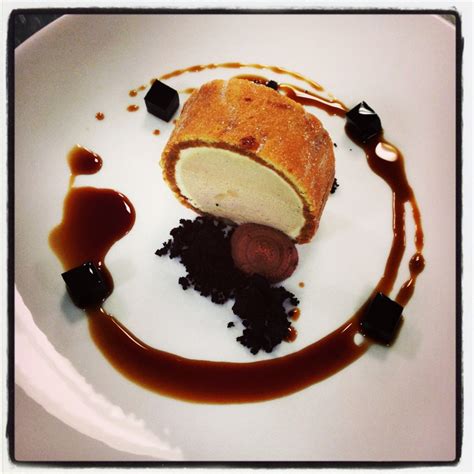 This fine looking piece of cuisine will surely please the most demanding of guests, and will look interesting enough to even try this number 10 on our list of dessert recipes is the angel food dessert. Tiramisu arctic roll, Valrhona chocolate whipped ganache ...