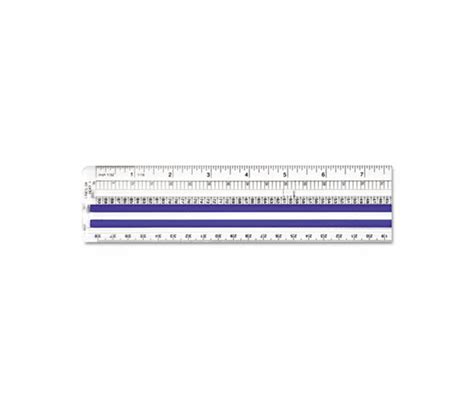 Acm40711 Data Processing Magnifying Ruler Clear 15