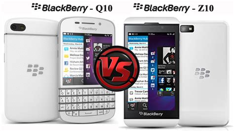Blackberry Q10 Vs Z10 With Full Specification Youtube