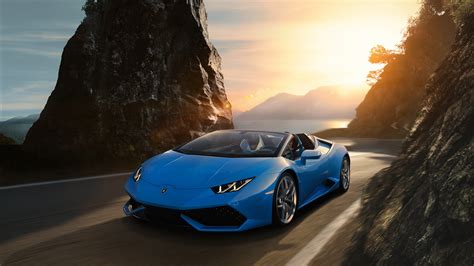 Sky Blue Lamborghini Huracan 4k Hd Cars 4k Wallpapers Images