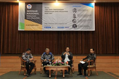 Fpik Unpad Menggelar Seminar Nasional Perikanan Dan Kelautan Dengan