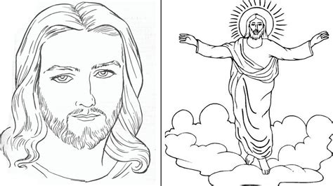 Desenho De Jesus Cristo Para Colorir Desenhar E Imprimir