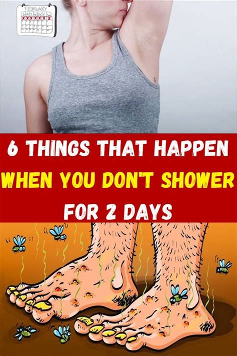 6 Things That Happen When You Don’t Shower