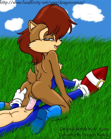 Rule 34 Anthro Archie Comics Ass Chipmunk Day Female Fur Hedgehog Interspecies Male Outdoors