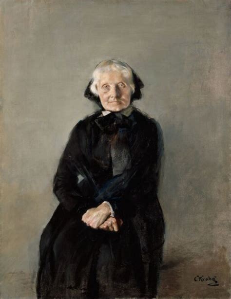 Christian Krohg Portrait Of Marie Krohg The Artists Aunt