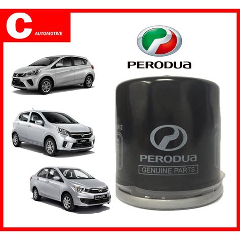 Original Perodua Oil Filter 15601 P2A12 Bezza Axia New Myvi