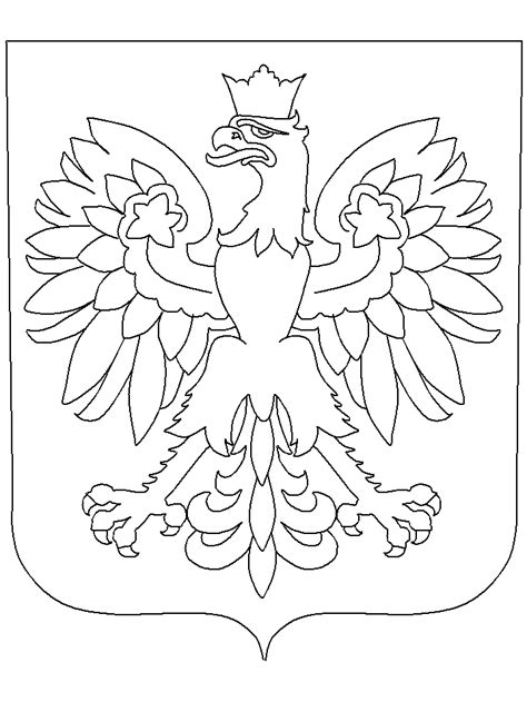 Poland Flag Coloring Pages Learny Kids