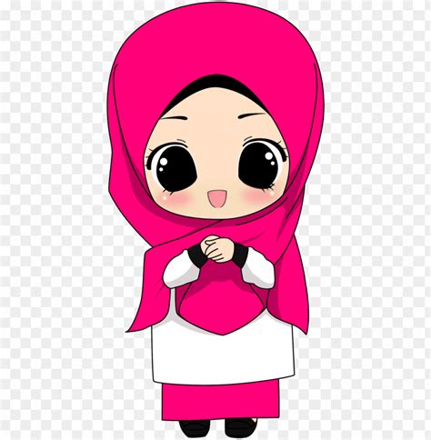 Gambar Kartun Wanita Hijab Imagesee