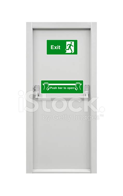 Emergency Exit Door Stock Photo Royalty Free Freeimages