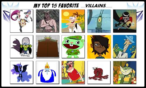 My Top 20 Favorite Villains By Cartoonstar92 On Deviantart