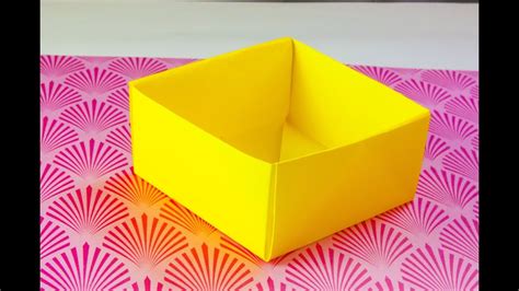 Como Hacer Caja Origami Papiroflexia Facil Youtube