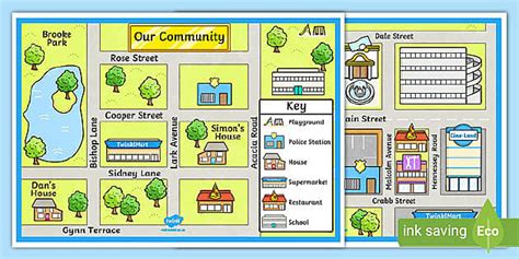 Simple Neighborhood Map