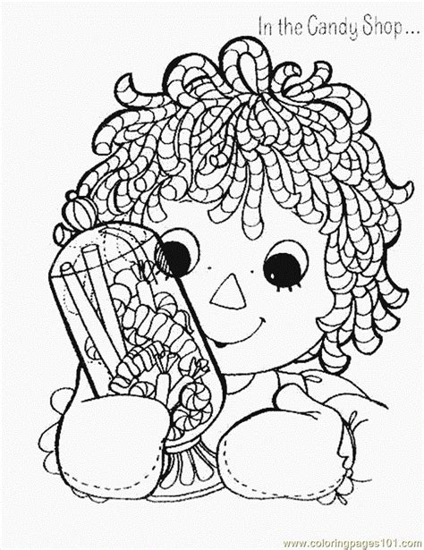 Raggedy Ann Coloring Book Coloring Pages