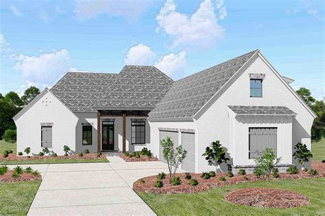 Spacious 4 Bedroom French Country House Plan With Room To