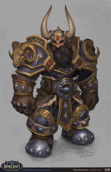 ArtStation World Of Warcraft Dwarf Heritage Armor Concept Matthew