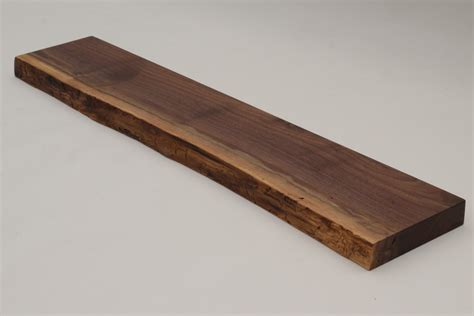 95 undereave floating shelves, wall shelves for bedroom, bathroom, kitchen, living room, rustic wood wall mounted shelves, set of 4 undereave Black Walnut Live Edge Floating Shelf Item 49 Complete with