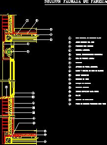 detail wall section  flat slab dwg section  autocad