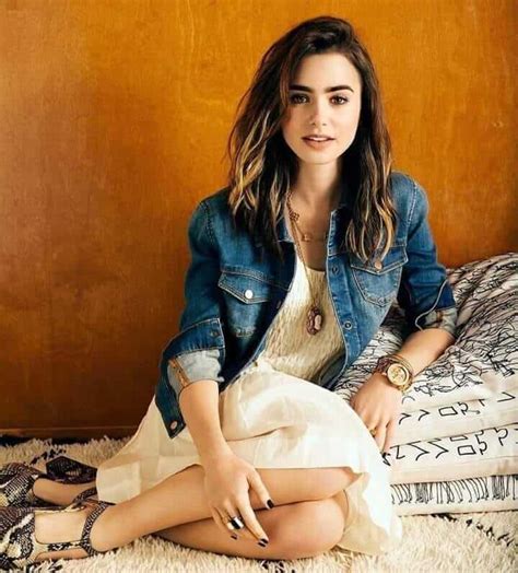Sexy Lily Collins Boobs Pictures Will Make Your Hands Want Her The