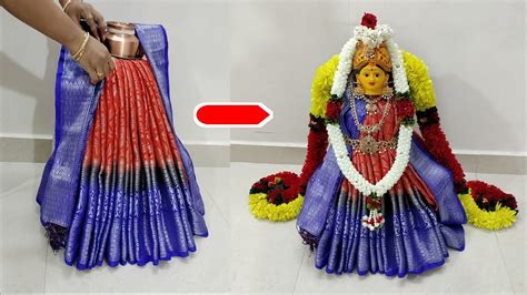 Quick And Easy Varamahalakshmi Saree Drapinghow To Drape Saree For