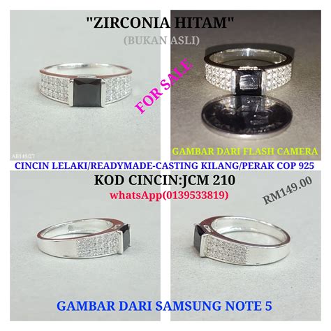 Savesave batu cincin for later. (JCLH):JUALAN CINCIN LELAKI ZIRCONIA HITAM/WALK-IN KEDAI ...