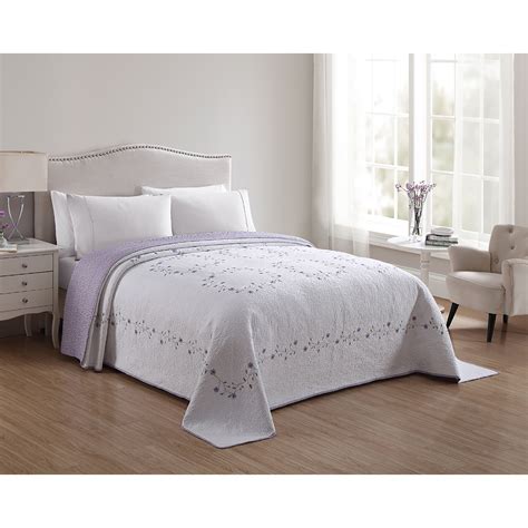 For design and comfy bedspreads and quilts, visit made.com online shop! Cannon Floral Bedspread - Purple