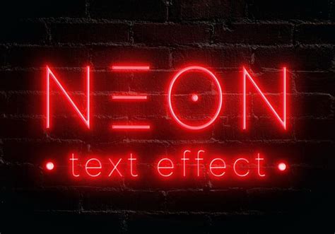 Neon Text Effect5 Free Photoshop Brushes At Brusheezy
