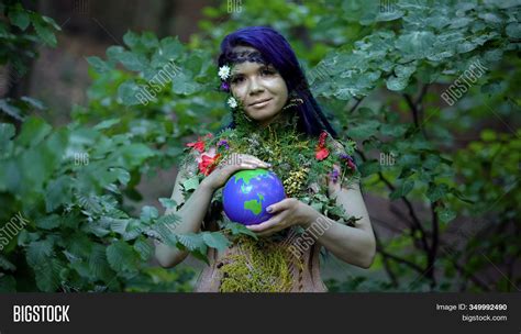 Earth Mother Holding Image And Photo Free Trial Bigstock