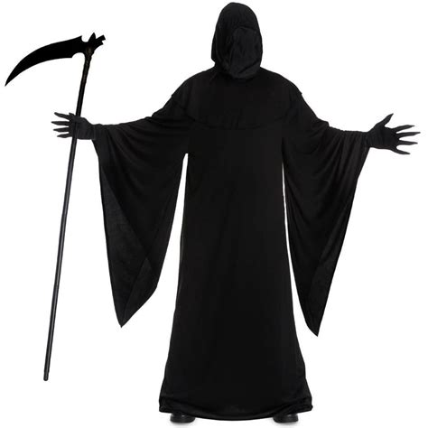 Grim Reaper Xl Costume Hm5516 Mens Xl Halloween Fancy Dress Costume
