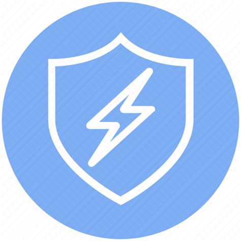 Antivirus Firewall Protection Security Shield Thunder Virus Icon