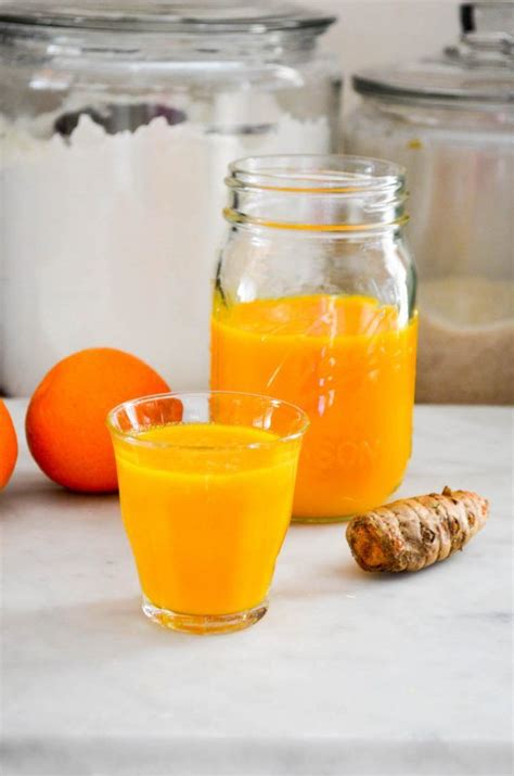 Citrus Ginger Turmeric Tonic Recipe Nutrition Healthy Nutrition