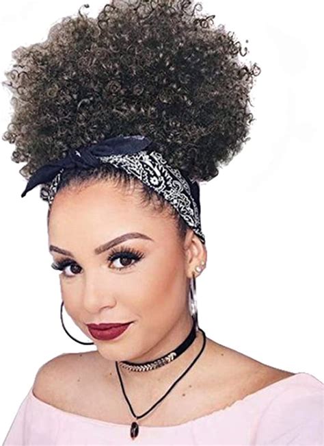 Dodoing Afro Puff Drawstring Ponytail For Black Women Kinky Curly Afro