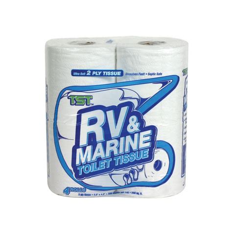 You can definitely improve the functionality of your rv if you have this type of toilet tissue at hand. Camco TST 2-Ply RV and Marine Toilet Tissue Rolls (4-Rolls ...