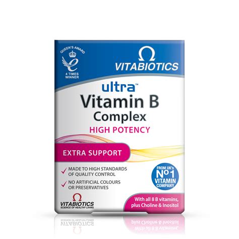 Ultra Vitamin B Complex High Potency Vitamin B Tablets Vitabiotics