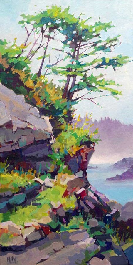 Living On The Edge By Randy Hayashi Acrylic On Canvas Koyman