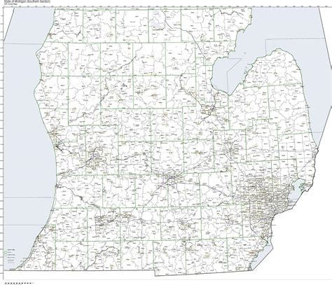 26 Zip Codes Michigan Map Online Map Around The World