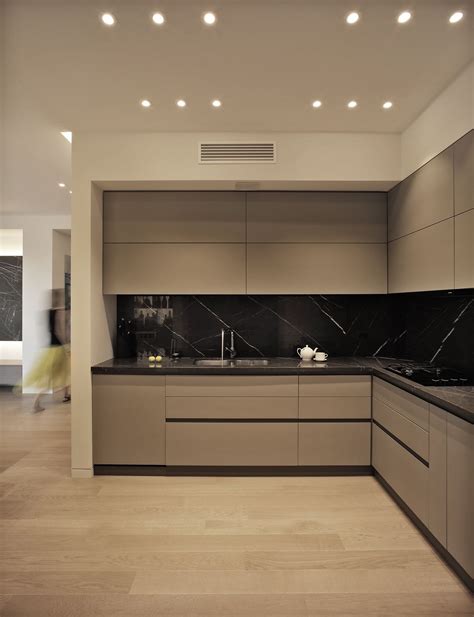 Kitchen cabinet design 2020 in pakistan. Apartment in Yerevan / ZAART architects Modern Kitchen ...