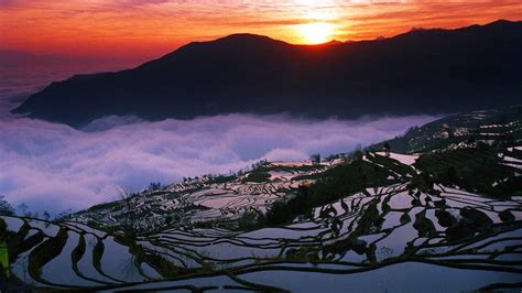 Honghe Hani Rice Terraces Inscribed On Unesco’s World Heritage Alongside An Extension To The